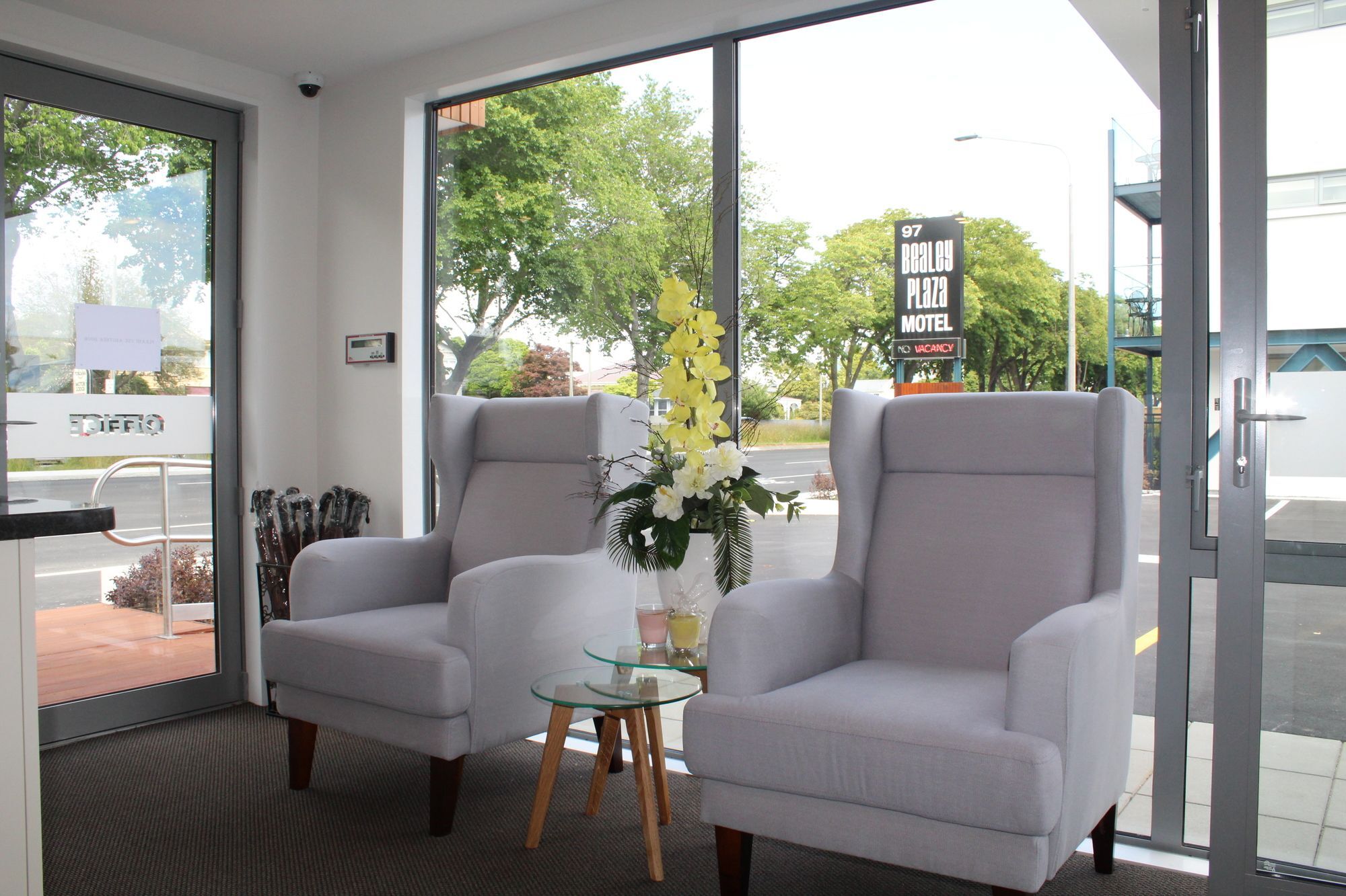 Bealey Plaza Motel Christchurch Esterno foto The interior of the hotel